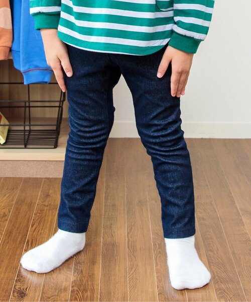 BREEZE(ブリーズ)の「【総柄18色展開】DAISUKI パンツ 9分丈(その他パンツ・キッズ・チャコール/その他3/チェック/ベージュ/キナリ/パープル/レッド/イエロー/オレンジ/オフホワイト/グレー/ターコイズブルー/レインボー/サーモンピンク/グリーン/レモンイエロー/ネイビー/ブルー・100/110/120/130/70/80/90)」の7枚目の写真