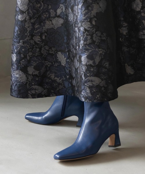 くびれヒールスクエアショートブーツ ブーツ Randa ランダ のファッション通販 Zozotown