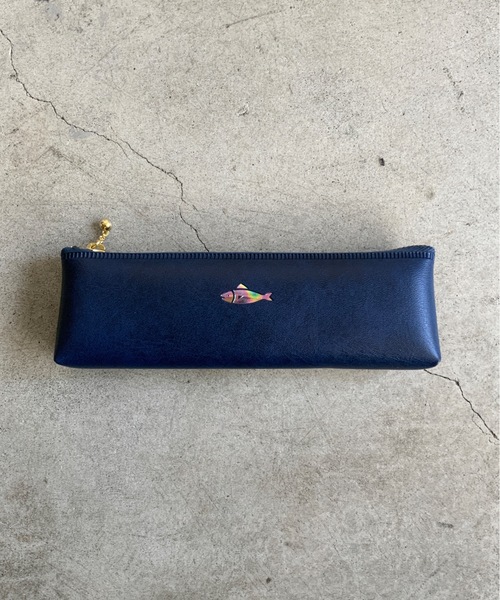 COMMON WARE（コモンウェアー）の「EC:MATOKA POINT PEN CASE ペンケース（ペン類・レディース・A/B/C/D/E/F/G/H/I/J/K/L/M/O/P/Q/R/S/T/U/V/W/ライトグリーン/グレイッシュベージュ/ライトブルー/サックスブルー/ベビーピンク/レモンイエロー・FREE）」の8枚目の写真