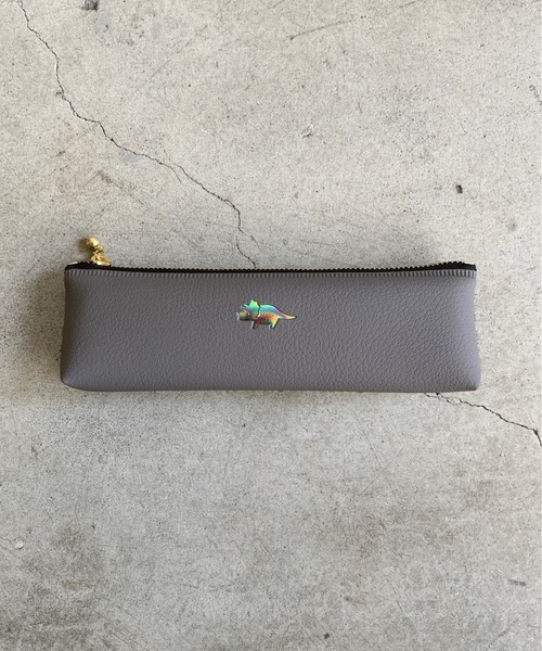 COMMON WARE（コモンウェアー）の「EC:MATOKA POINT PEN CASE ペンケース（ペン類・レディース・A/B/C/D/E/F/G/H/I/J/K/L/M/O/P/Q/R/S/T/U/V/W/ライトグリーン/グレイッシュベージュ/ライトブルー/サックスブルー/ベビーピンク/レモンイエロー・FREE）」の12枚目の写真