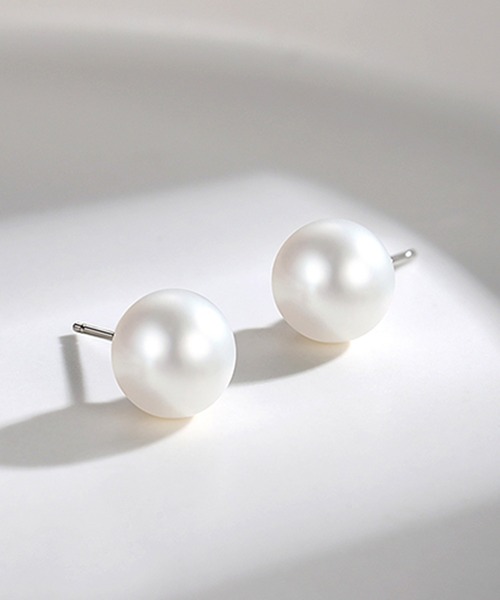 DRESS PLUS(ドレスプラス)の「ピアス アクセサリー 淡水パール 天然パール(ピアス(両耳用)・レディース・ホワイト・フリー)」の8枚目の写真