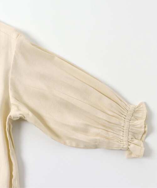 BREEZE（ブリーズ）の「【洗濯機でお洗濯OK】ニットビスチェセットワンピース_ウォッシャブル（ワンピース・キッズ・アイボリー/チャコール・130/80/140/100/120/90/110）」の12枚目の写真