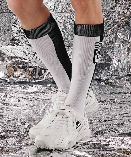 Rijoume リジューム バイカラー遠赤保温ハイソックス レディース アクセサリー 小物 靴下 ゴルフウェア スポーツウェア ソックス 靴下 Le Coq Sportif Golf ルコックスポルティフゴルフ のファッション通販 Zozotown