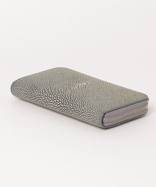 muta(ムータ) 長財布 - シルバー ラウンドファスナー muta（ムータ）の「ガルーシャ・ZIP長財布（財布）」 - WEAR