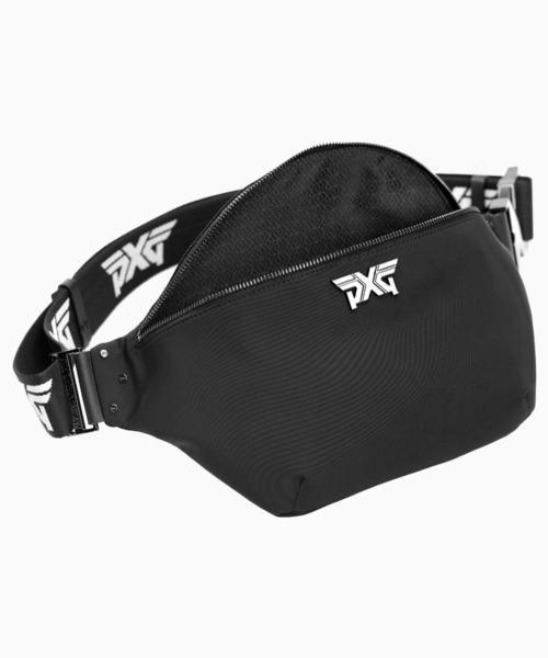 PXG ブラックレザーウエストポーチ PXG（ピーエックスジー）の「PXG Lightweight Bumbag（ボディ