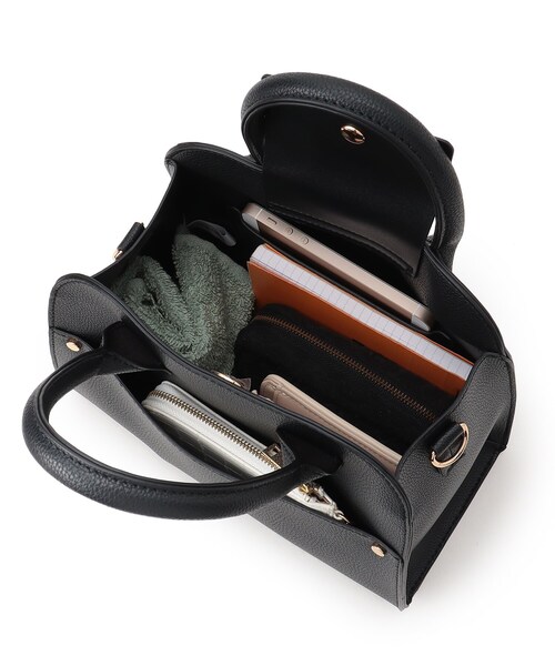 SHOO・LA・RUE（シューラルー）の「◆2WAYフロントポケットミニショルダー（ショルダーバッグ・レディース・ブラック/グレー/イエロー/ワインレッド・00）」の13枚目の写真