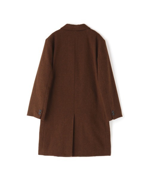 MARGARET HOWELL（マーガレットハウエル）の「BRITISH WOOL TWEED（チェスターコート・レディース・ブラウン・1/2）」の5枚目の写真