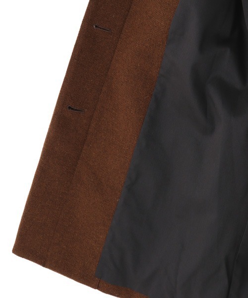 MARGARET HOWELL（マーガレットハウエル）の「BRITISH WOOL TWEED（チェスターコート・レディース・ブラウン・1/2）」の6枚目の写真
