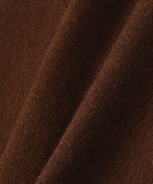 MARGARET HOWELL（マーガレットハウエル）の「BRITISH WOOL TWEED（チェスターコート・レディース・ブラウン・1/2）」の7枚目の写真