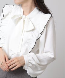 RAY CASSIN | ボータイフリルブラウス(シャツ/ブラウス)