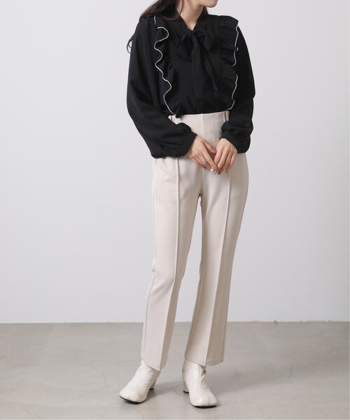 RAY CASSIN(レイカズン)の「ボータイフリルブラウス(シャツ/ブラウス・レディース・ピンク/ブラック/オフホワイト・FREE)」の6枚目の写真