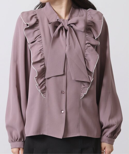 RAY CASSIN(レイカズン)の「ボータイフリルブラウス(シャツ/ブラウス・レディース・ピンク/ブラック/オフホワイト・FREE)」の13枚目の写真