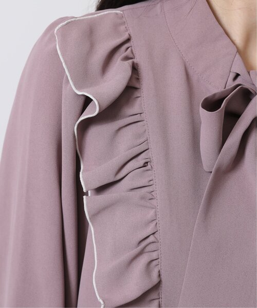 RAY CASSIN(レイカズン)の「ボータイフリルブラウス(シャツ/ブラウス・レディース・ピンク/ブラック/オフホワイト・FREE)」の18枚目の写真