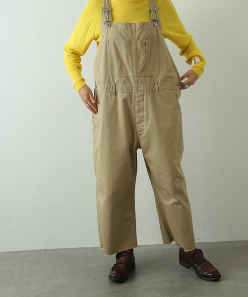 JOURNAL STANDARD LUXE(ジャーナルスタンダード ラックス)の「チノクロス スタンダードオーバーオール(サロペット/オーバーオール・レディース・ベージュ・FREE)」の5枚目の写真
