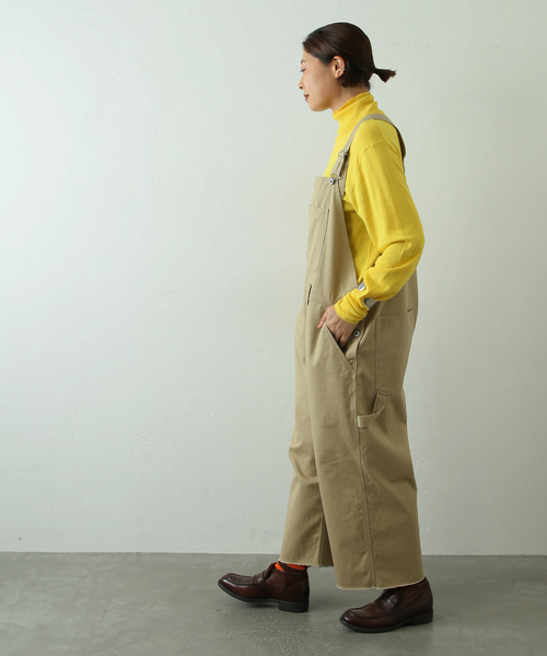 JOURNAL STANDARD LUXE(ジャーナルスタンダード ラックス)の「チノクロス スタンダードオーバーオール(サロペット/オーバーオール・レディース・ベージュ・FREE)」の7枚目の写真
