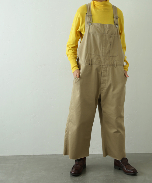 JOURNAL STANDARD LUXE(ジャーナルスタンダード ラックス)の「チノクロス スタンダードオーバーオール(サロペット/オーバーオール・レディース・ベージュ・FREE)」の8枚目の写真