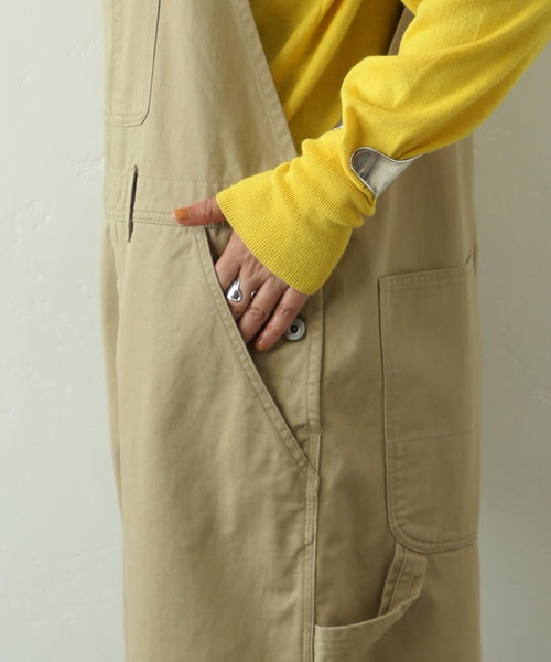 JOURNAL STANDARD LUXE(ジャーナルスタンダード ラックス)の「チノクロス スタンダードオーバーオール(サロペット/オーバーオール・レディース・ベージュ・FREE)」の19枚目の写真