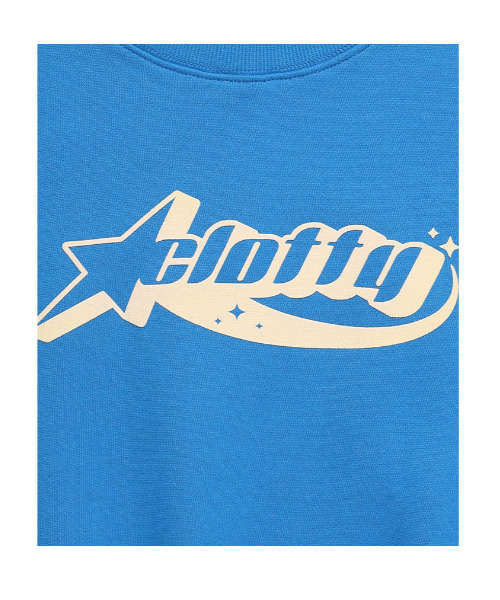 STONE  コットン ロゴ スウェットシャツ A'GEM/9 × .kom 『ACOVER/オコボ』 Dreaming Raglan Sweats