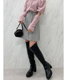 dazzlin | ボックスプリーツベルトミニスカートⅡ(スカート)