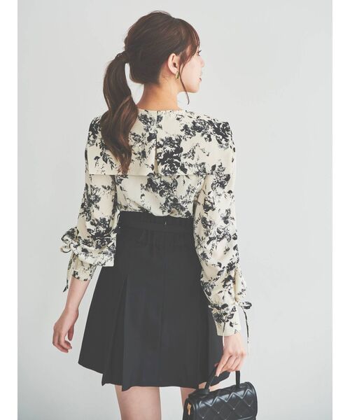 dazzlin（ダズリン）の「ボックスプリーツベルトミニスカートⅡ（スカート・レディース・グレー/ブラック・SMALL/MEDIUM）」の13枚目の写真