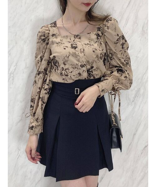 dazzlin（ダズリン）の「ボックスプリーツベルトミニスカートⅡ（スカート・レディース・グレー/ブラック・SMALL/MEDIUM）」の19枚目の写真