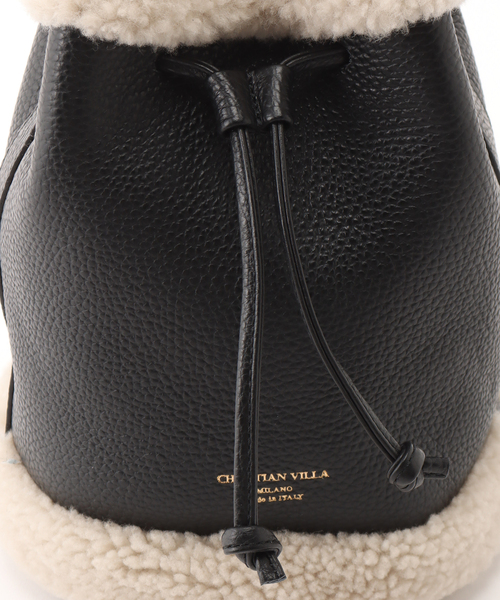 U by SPICK&SPAN(ユーバイスピックアンドスパン)の「【CHRISTIAN VILLA /クリスチャン ヴィラ】 BoaバルーンBAG(ショルダーバッグ・レディース・キャメル/ブラック・FREE)」の22枚目の写真