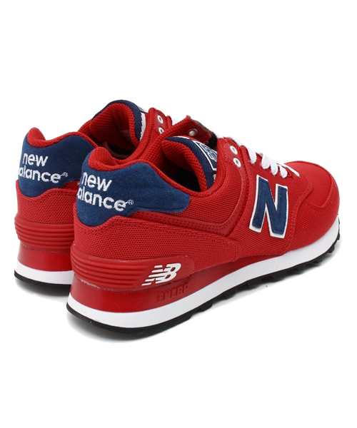 NEW BALANCE(ニューバランス)の「ユニセックス ニューバランス new balance ML574 POR(スニーカー・レディース・レッド・23cm/23.5cm/24cm/24.5cm/26cm/26.5cm/27cm/27.5cm/28cm)」の4枚目の写真