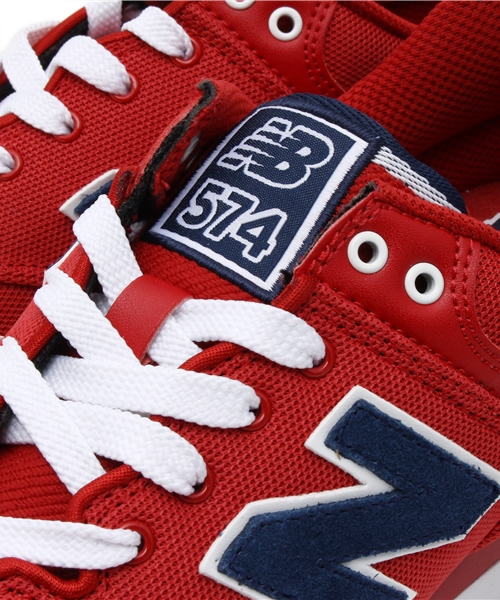 NEW BALANCE(ニューバランス)の「ユニセックス ニューバランス new balance ML574 POR(スニーカー・レディース・レッド・23cm/23.5cm/24cm/24.5cm/26cm/26.5cm/27cm/27.5cm/28cm)」の6枚目の写真