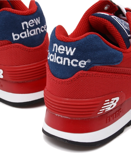 NEW BALANCE(ニューバランス)の「ユニセックス ニューバランス new balance ML574 POR(スニーカー・レディース・レッド・23cm/23.5cm/24cm/24.5cm/26cm/26.5cm/27cm/27.5cm/28cm)」の8枚目の写真