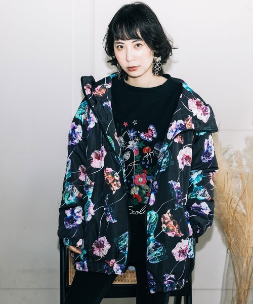 ScoLar（スカラー）の「123690：総柄中綿ブルゾン（ブルゾン）」 - WEAR