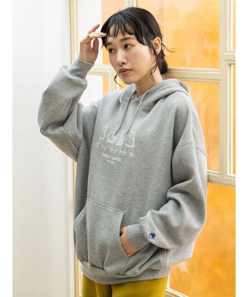 CRAFT STANDARD BOUTIQUE(クラフトスタンダードブティック)の「URANIWA GO ENJOYプルパーカー(パーカー・メンズ・杢グレー・LL/M/L)」の7枚目の写真