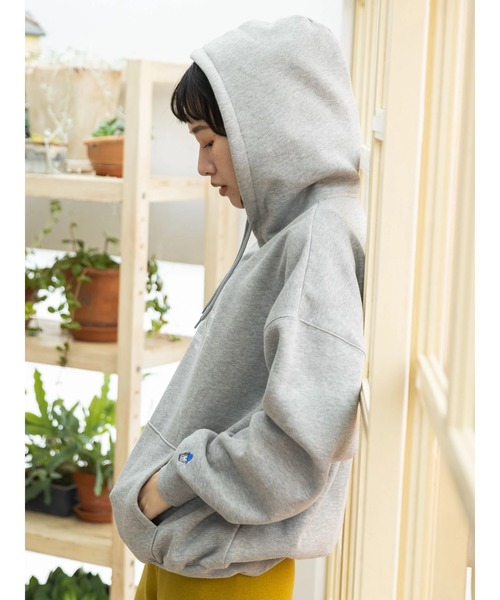 CRAFT STANDARD BOUTIQUE(クラフトスタンダードブティック)の「URANIWA GO ENJOYプルパーカー(パーカー・メンズ・杢グレー・LL/M/L)」の2枚目の写真