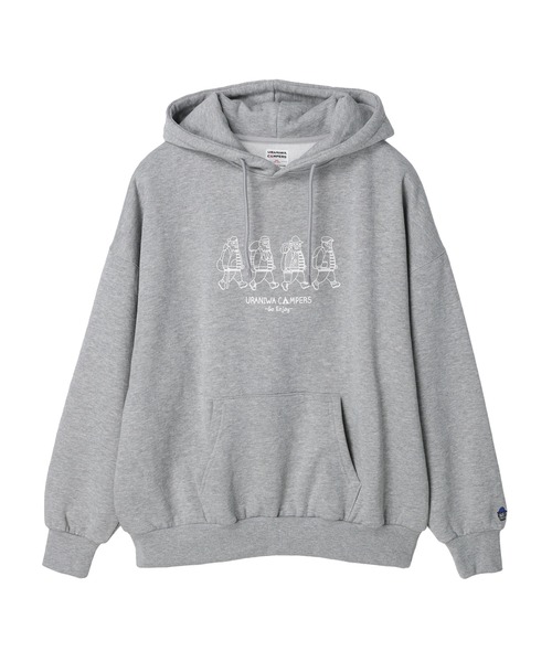 CRAFT STANDARD BOUTIQUE(クラフトスタンダードブティック)の「URANIWA GO ENJOYプルパーカー(パーカー・メンズ・杢グレー・LL/M/L)」の9枚目の写真