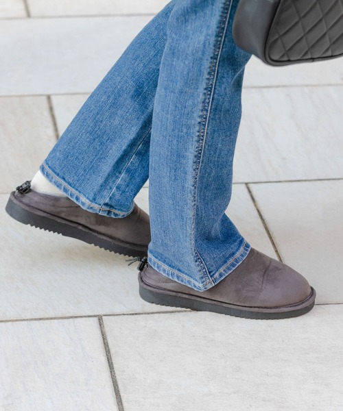 RODE SKO（ロデスコ）の「ボアスリッポン（スリッポン・レディース・ブラック/グレー/キャメル・38/36/37）」の9枚目の写真