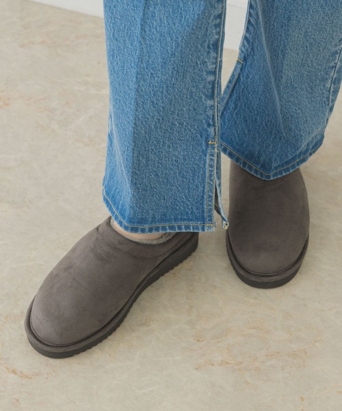 RODE SKO（ロデスコ）の「ボアスリッポン（スリッポン・レディース・ブラック/グレー/キャメル・38/36/37）」の14枚目の写真