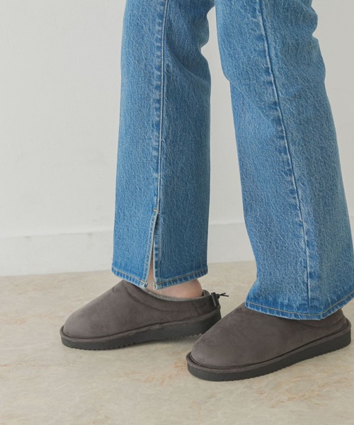 RODE SKO（ロデスコ）の「ボアスリッポン（スリッポン・レディース・ブラック/グレー/キャメル・38/36/37）」の10枚目の写真