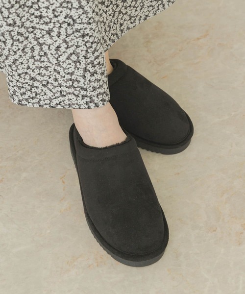 RODE SKO（ロデスコ）の「ボアスリッポン（スリッポン・レディース・ブラック/グレー/キャメル・38/36/37）」の20枚目の写真