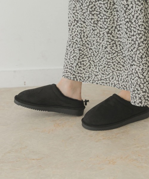 RODE SKO（ロデスコ）の「ボアスリッポン（スリッポン・レディース・ブラック/グレー/キャメル・38/36/37）」の7枚目の写真