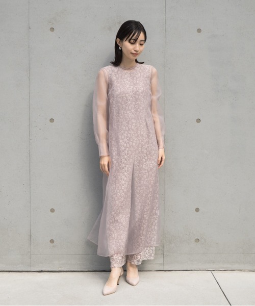 kaene シアーレイヤードオールインワン シアーレイヤードオールインワン（パンツドレス）｜kaene（カエン）の