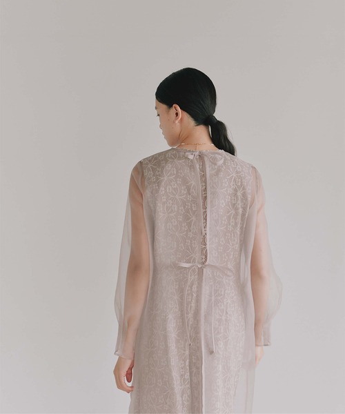 kaene（カエン）の「シアーレイヤードオールインワン（パンツドレス