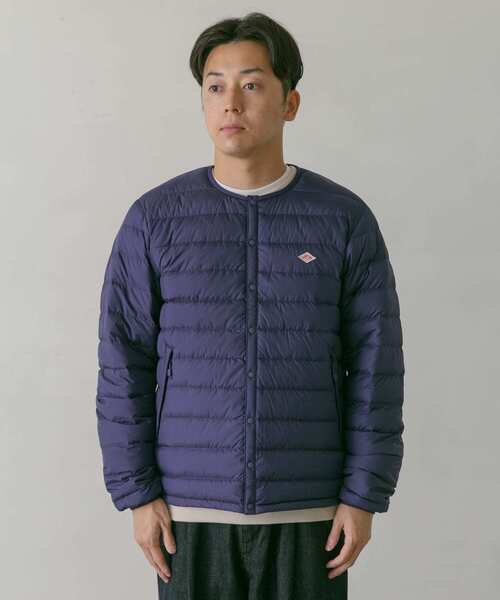 DANTON(ダントン)の「DANTON INNER DOWN CREW-NECK JACKET(ダウンジャケット/コート・メンズ・ベージュ/ブラック/ブルー・LARGE/X-LARGE/MEDIUM)」の14枚目の写真