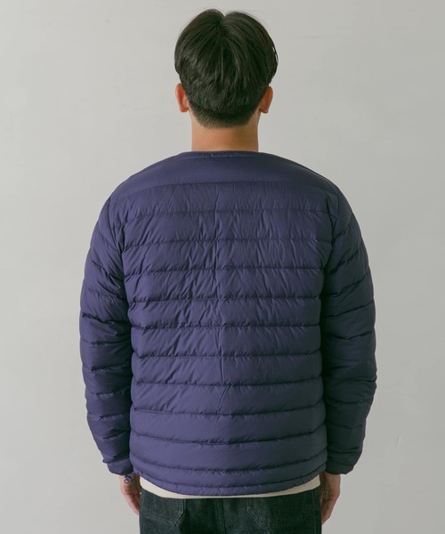 DANTON(ダントン)の「DANTON INNER DOWN CREW-NECK JACKET(ダウンジャケット/コート・メンズ・ベージュ/ブラック/ブルー・LARGE/X-LARGE/MEDIUM)」の12枚目の写真
