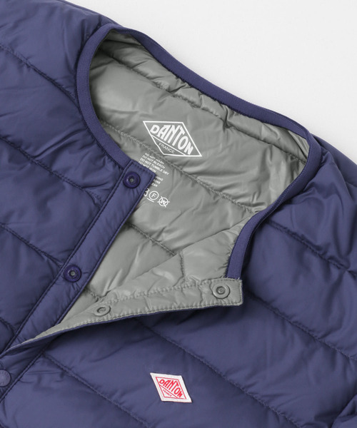 DANTON(ダントン)の「DANTON INNER DOWN CREW-NECK JACKET(ダウンジャケット/コート・メンズ・ベージュ/ブラック/ブルー・LARGE/X-LARGE/MEDIUM)」の13枚目の写真