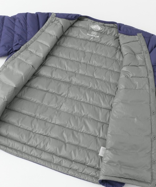 DANTON(ダントン)の「DANTON INNER DOWN CREW-NECK JACKET(ダウンジャケット/コート・メンズ・ベージュ/ブラック/ブルー・LARGE/X-LARGE/MEDIUM)」の7枚目の写真