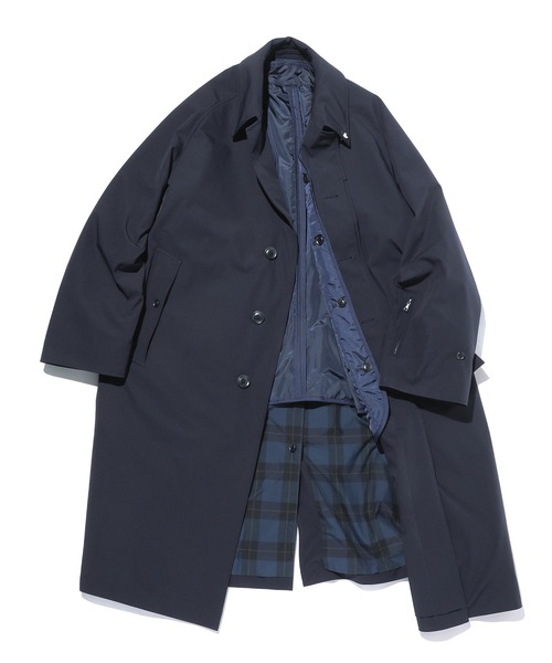 SOPHNET.(ソフネット)の「WILD THINGS : BALMACAAN COAT(ステンカラーコート・メンズ・ネイビー・SMALL/MEDIUM/LARGE/X-LARGE)」の11枚目の写真