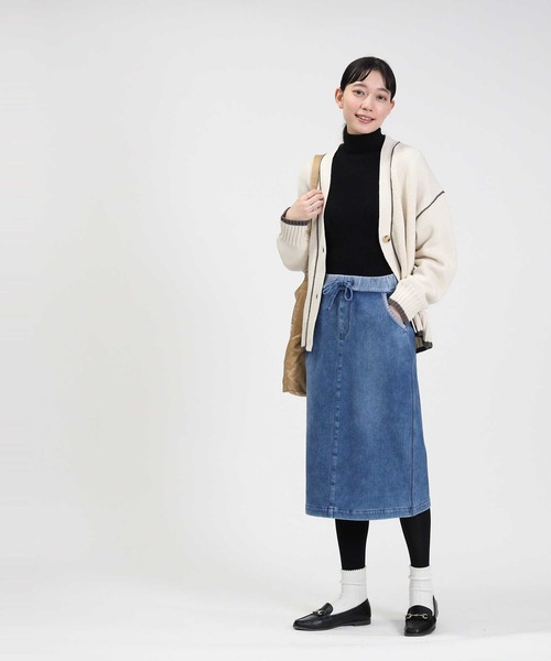 EDWIN(エドウィン)の「【EDWIN】マルチスカート(スカート・レディース・ライトインディゴブルー・M/L)」の3枚目の写真