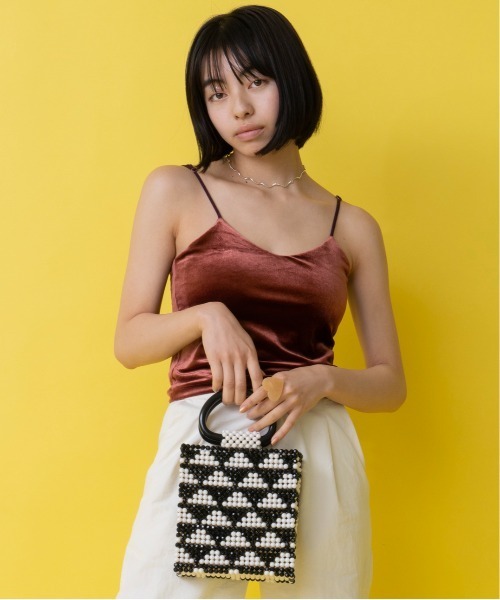 【セール】Casselini(キャセリーニ)パターンビーズバッグ（ハンドバッグ）｜Casselini（キャセリーニ） 7,332円