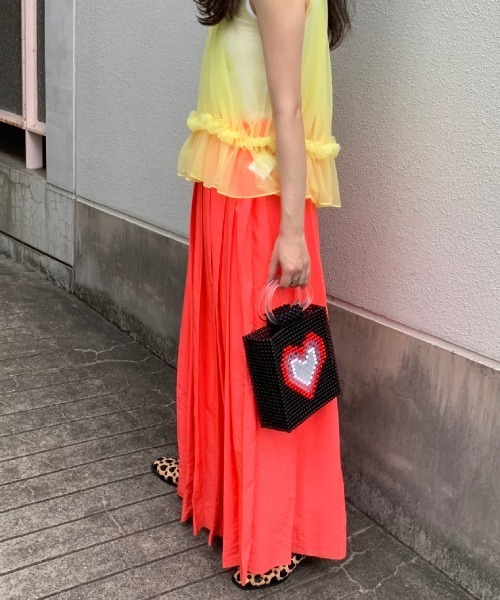 Casselini(キャセリーニ)の「Casselini(キャセリーニ)パターンビーズバッグ(ハンドバッグ・レディース・ブラック/ホワイト/レッド・FREE)」の15枚目の写真