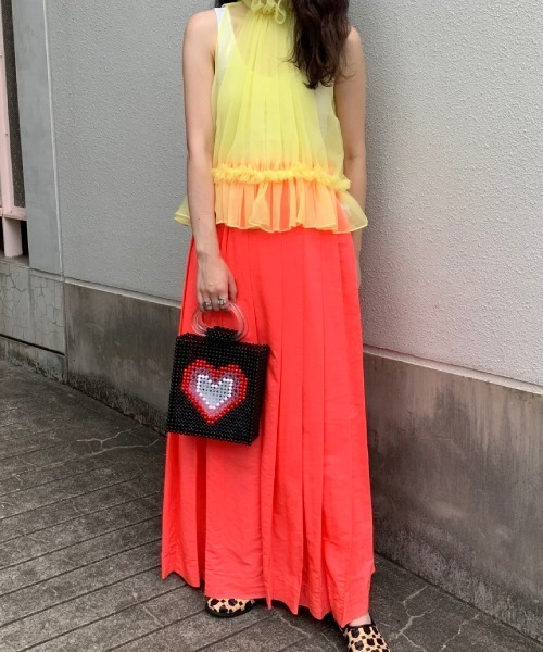 Casselini(キャセリーニ)の「Casselini(キャセリーニ)パターンビーズバッグ(ハンドバッグ・レディース・ブラック/ホワイト/レッド・FREE)」の21枚目の写真