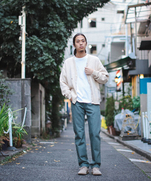 BEAMS(ビームス)の「BEAMS / 7ゲージ ダメージ カーディガン(カーディガン/ボレロ・メンズ・ナチュラル/ブラック・S/M/L/XL)」の3枚目の写真